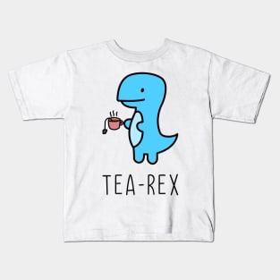 Tea-Rex Blue Dino Kids T-Shirt